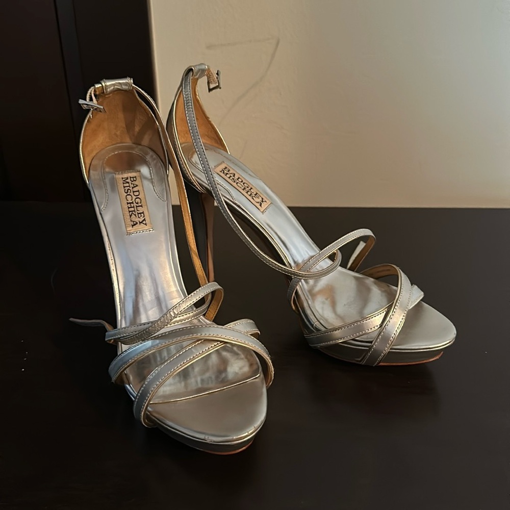 Badgley Mischka strap sandal heels